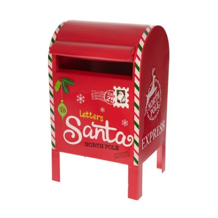Postaláda fém 20,5x18,5x33,5cm piros