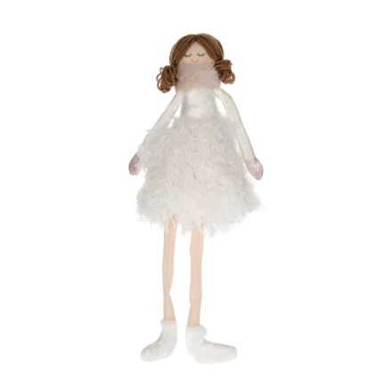 Lógólábú kislány 41cm fehér