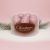 Ezüstszínű üveg karácsonyi gömb szett havas háttérben, fenyőággal (16×3 cm)
