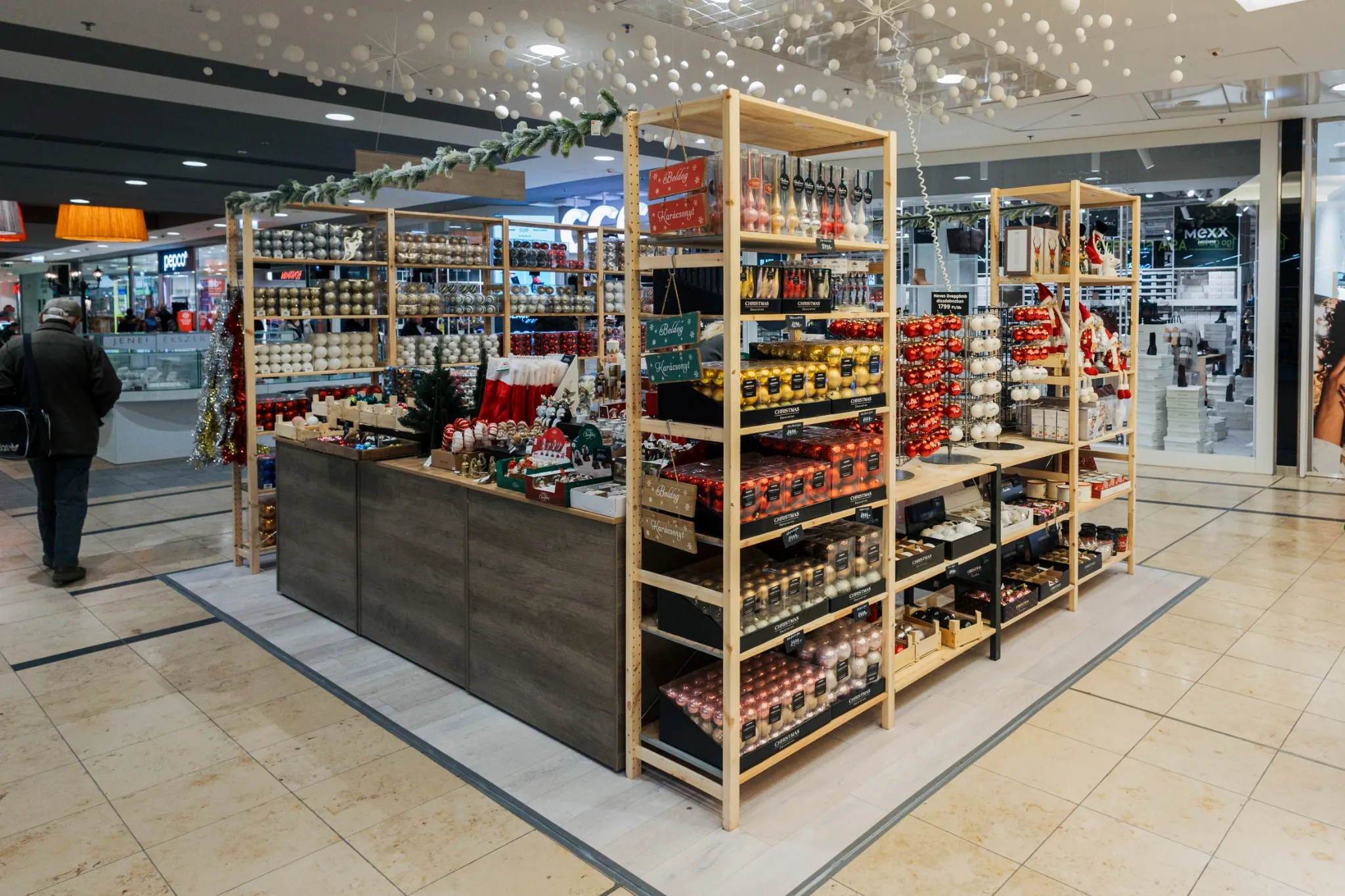 Árkád bevásárlóközpont – karácsonyi dekoráció