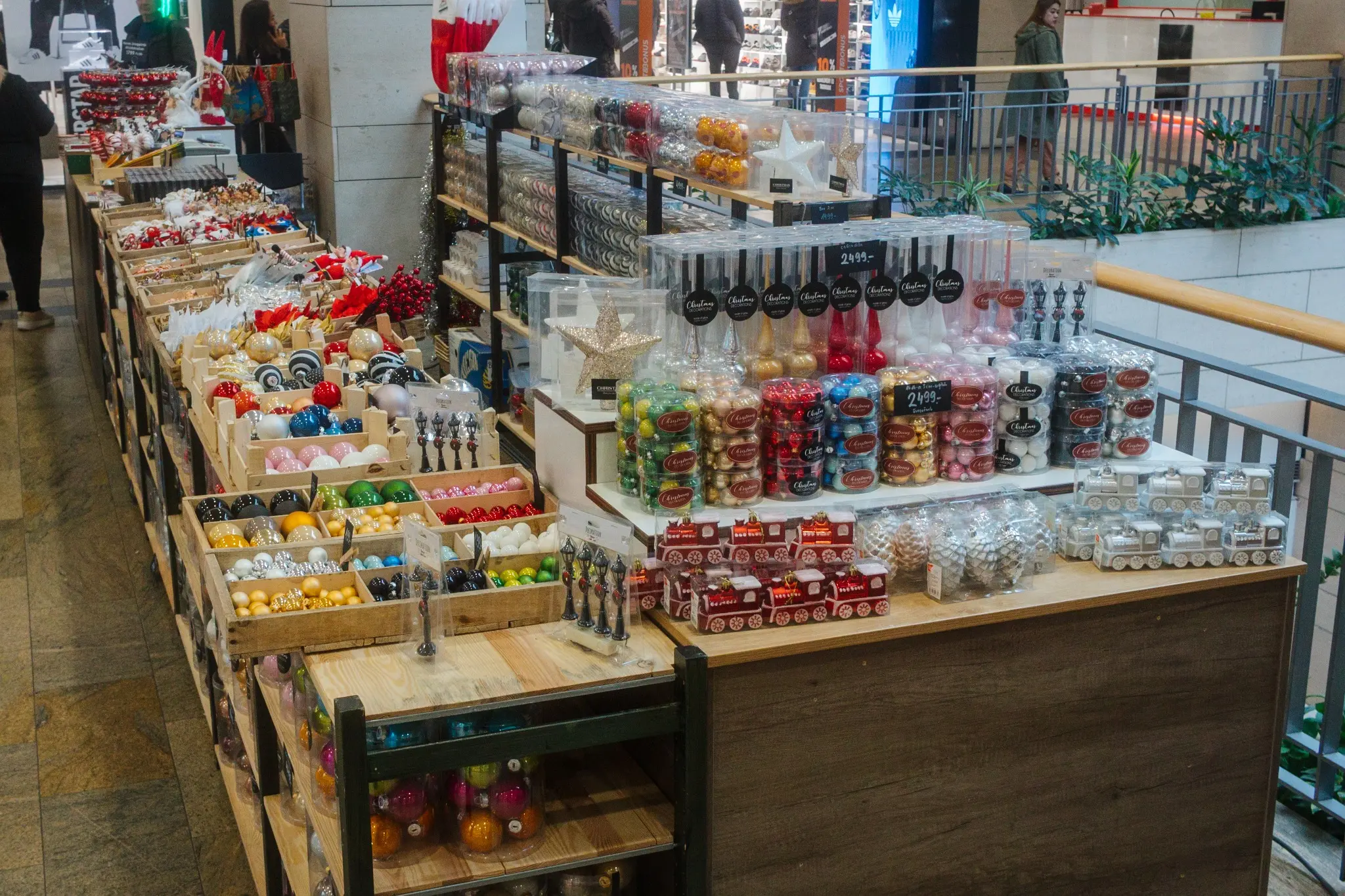 Westend karácsonyi pult – nézet 1